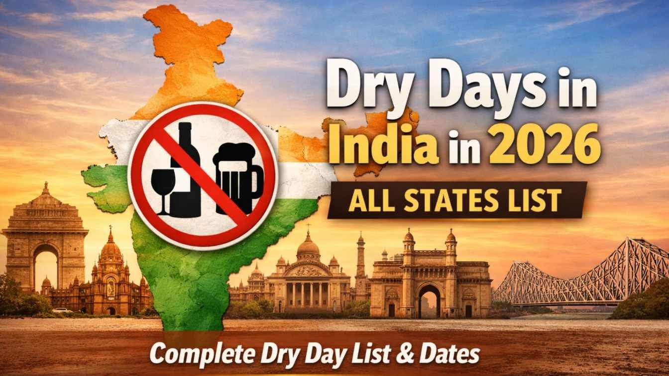 Dry Days in India 2026 All States List