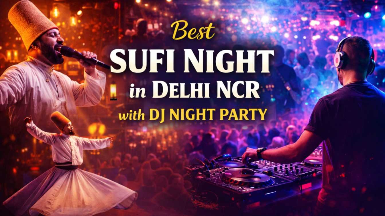 One Evening, Two Vibes: Best Sufi Night in Delhi NCR with DJ Night Party
