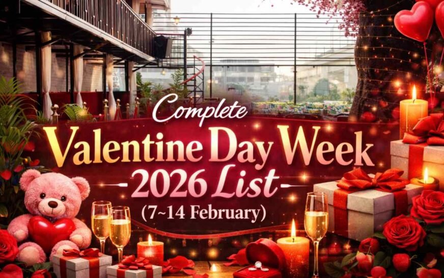 Complete Valentine Day Week 2026 List With Dates (7–14 February)