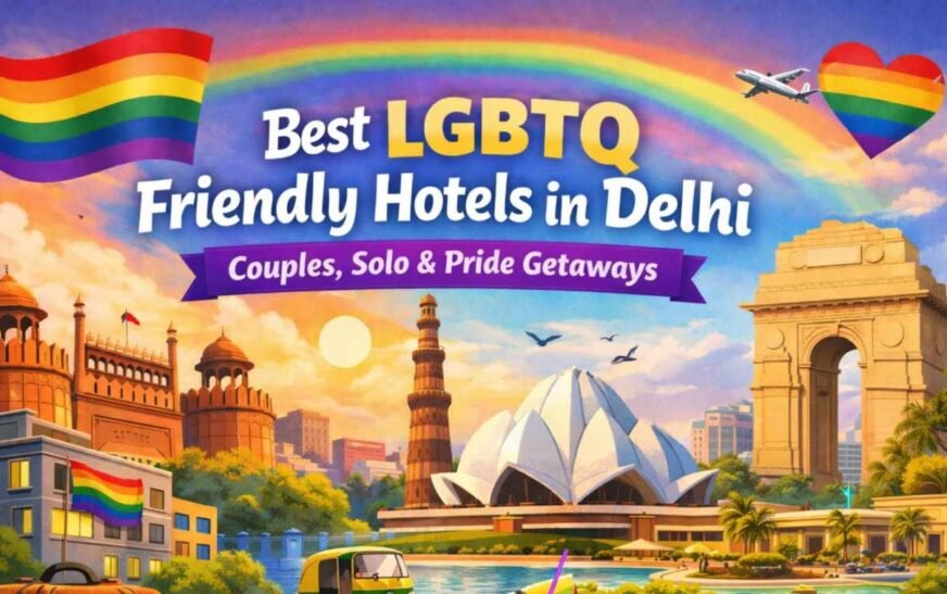 Best LGBTQ Friendly Hotels in Delhi for Couples, Solo & Pride Getaways