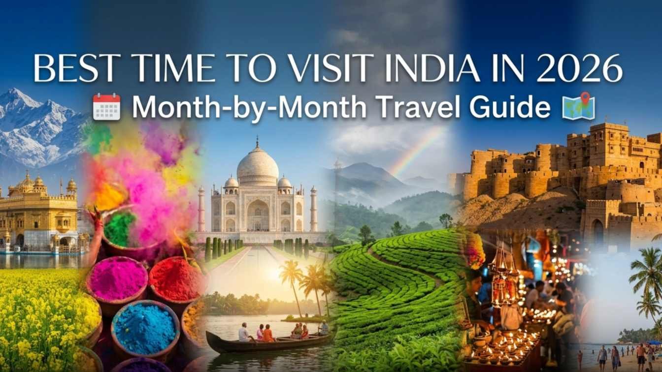 Best Time to Visit India in 2026 Month-by-Month Travel Guide