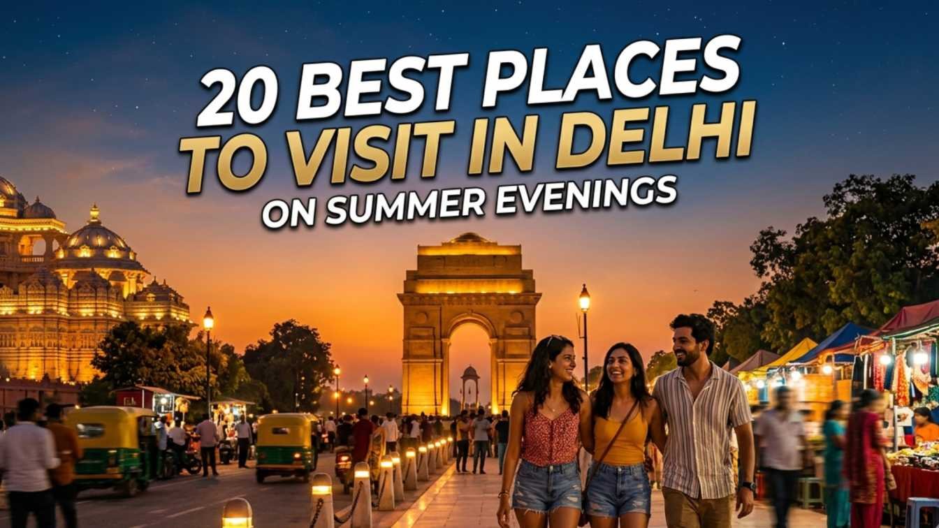 20 Best Places to Visit in Delhi on Summer Evenings